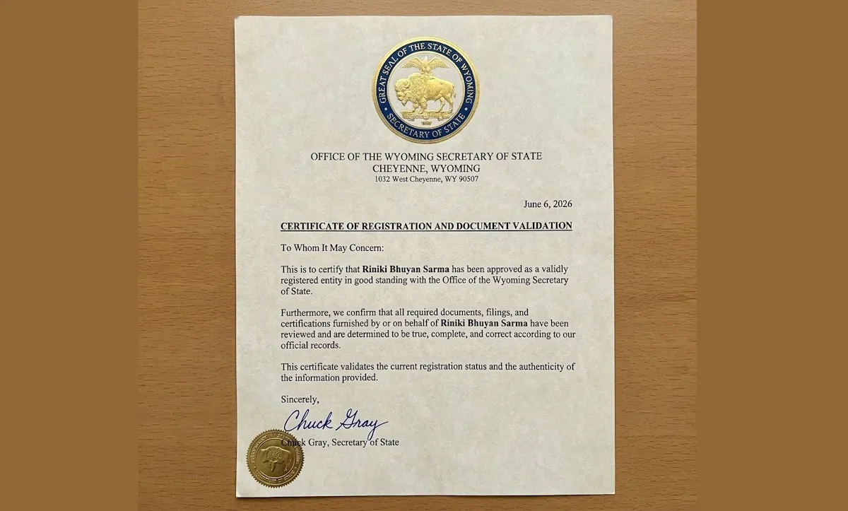 Wyoming Authorities Confirm Corporate Links to Foreign Politically Exposed Person; David Ken Attorneys Validate All Key Documents